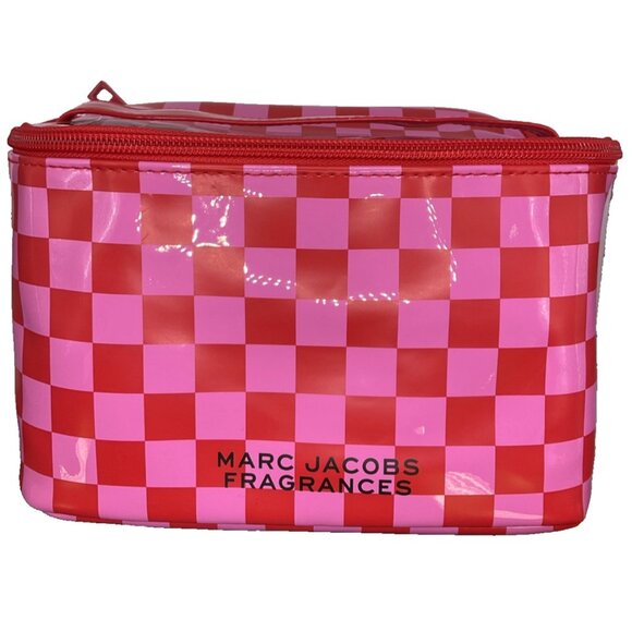 Marc Jacobs Vanity Case Red and Pink Checkered Bag Daisy Wild Perfume 4ml EDP - Picture 8 of 12